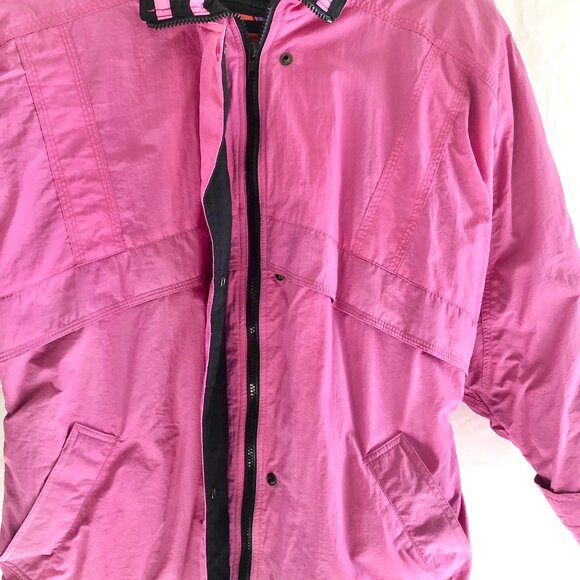 Vintage Pink Insulated Ski Coat Women's Petite - Picture 9 of 14